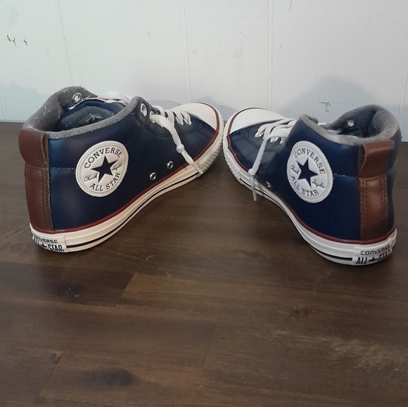 Converse All Star Chuck Taylor Leather Junior Size 6 Unisex Women's Size 8 Men 6 - Picture 5 of 7